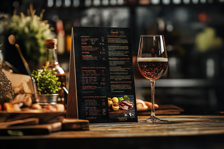 Mounted-Menu-Card